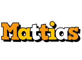 Mattias cartoon logo