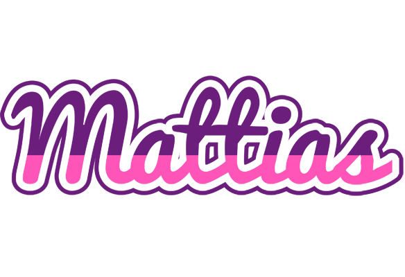 Mattias cheerful logo