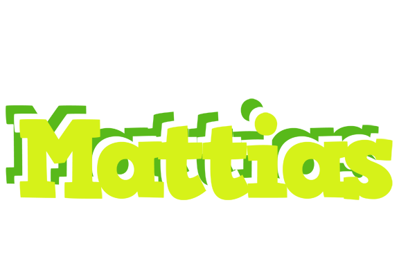 Mattias citrus logo