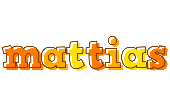 Mattias desert logo