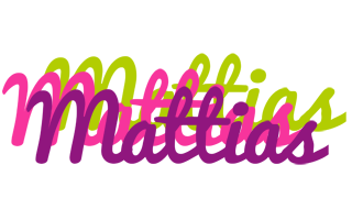 Mattias flowers logo