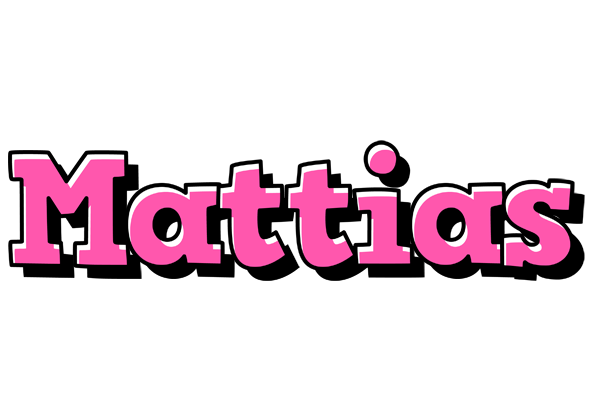 Mattias girlish logo