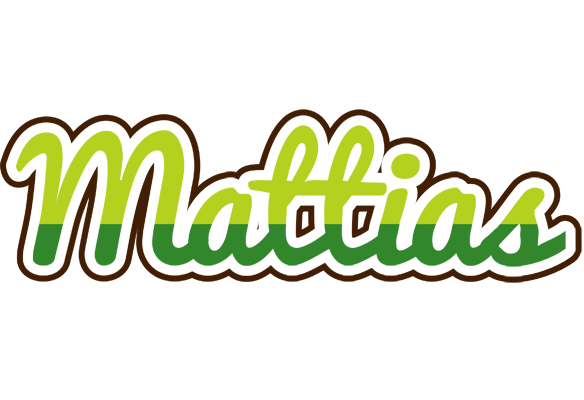 Mattias golfing logo