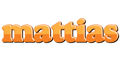 Mattias orange logo