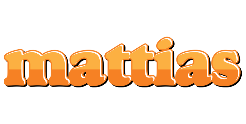 Mattias orange logo