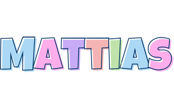 Mattias pastel logo