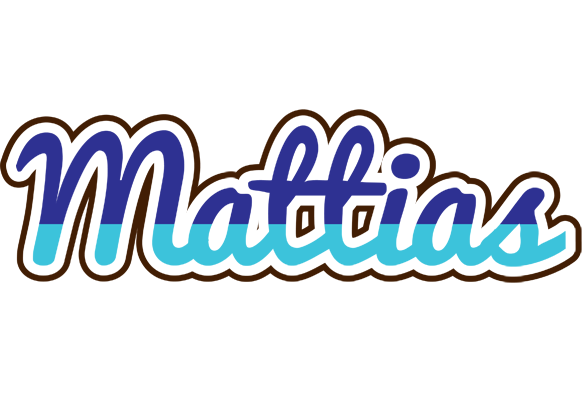 Mattias raining logo