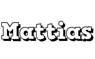 Mattias snowing logo