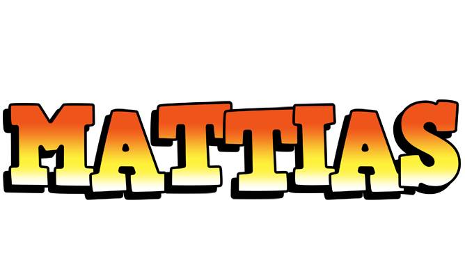 Mattias sunset logo