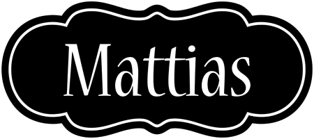 Mattias welcome logo