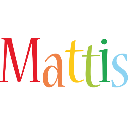 Mattis birthday logo