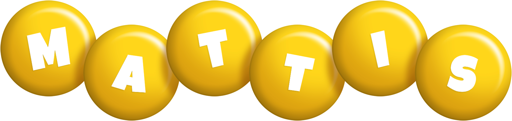 Mattis candy-yellow logo