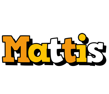 Mattis cartoon logo