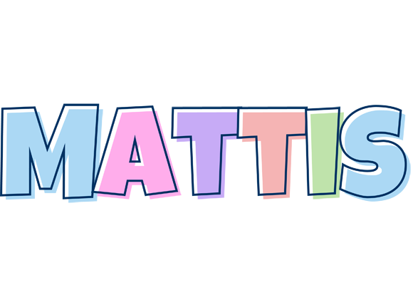 Mattis pastel logo
