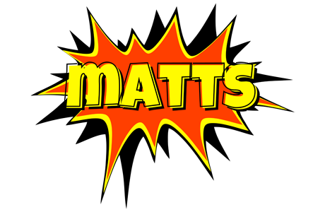 Matts bazinga logo