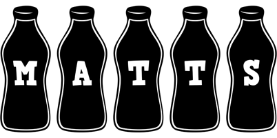 Matts bottle logo