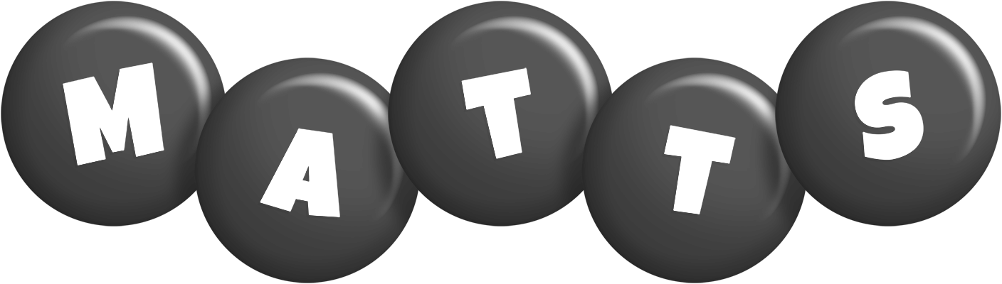 Matts candy-black logo