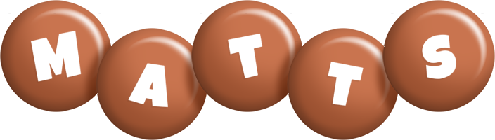 Matts candy-brown logo