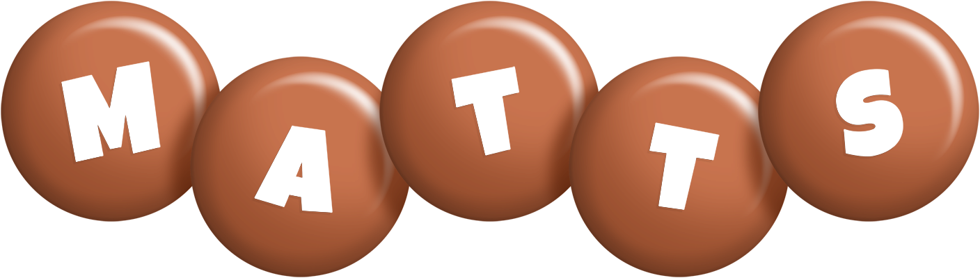 Matts candy-brown logo