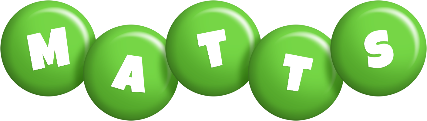 Matts candy-green logo