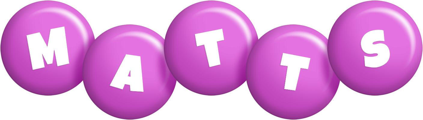 Matts candy-purple logo