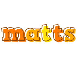 Matts desert logo