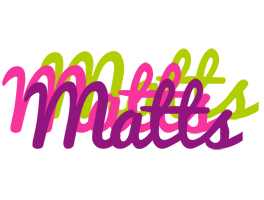 Matts flowers logo