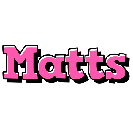 Matts girlish logo