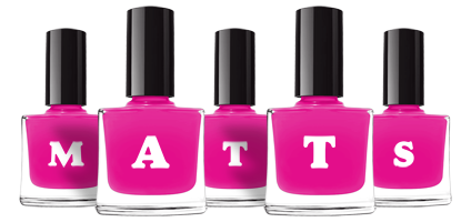 Matts nails logo