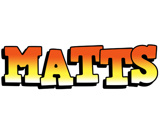 Matts sunset logo