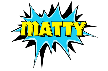 Matty amazing logo