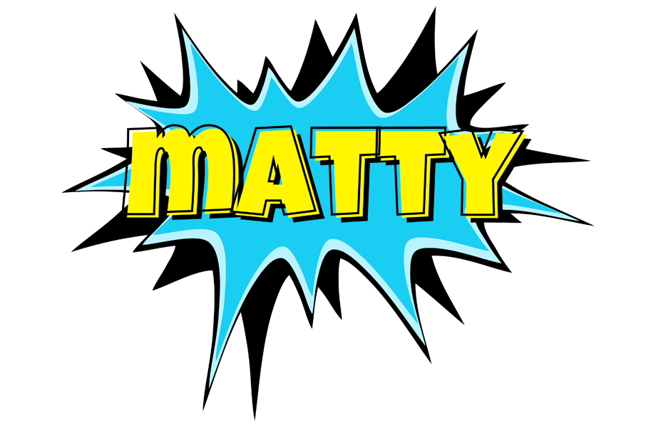 Matty amazing logo