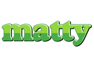 Matty apple logo