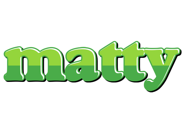 Matty apple logo