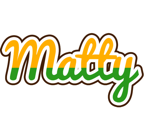 Matty banana logo