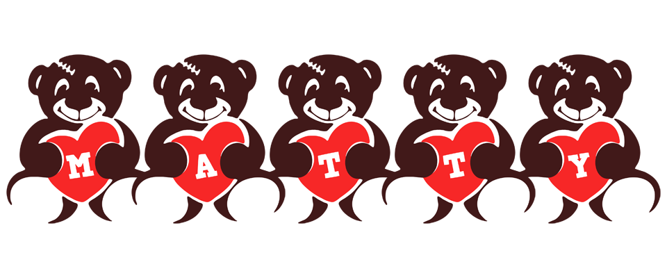 Matty bear logo