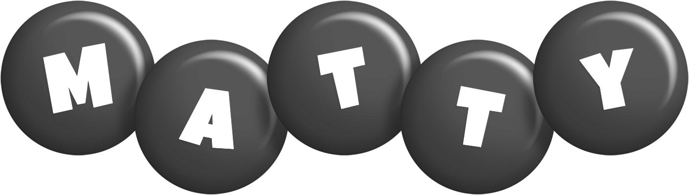 Matty candy-black logo