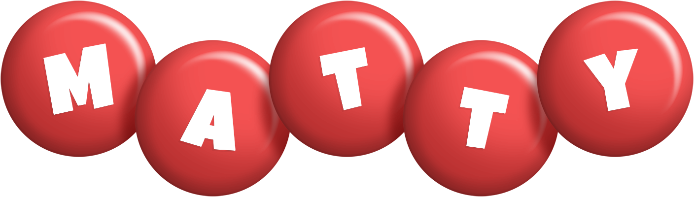 Matty candy-red logo