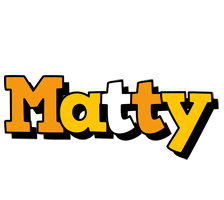 Matty cartoon logo