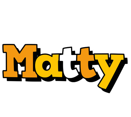Matty cartoon logo