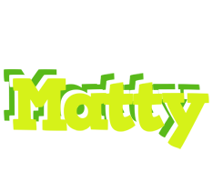 Matty citrus logo