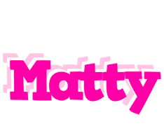 Matty dancing logo