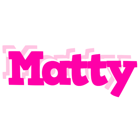 Matty dancing logo