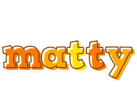 Matty desert logo