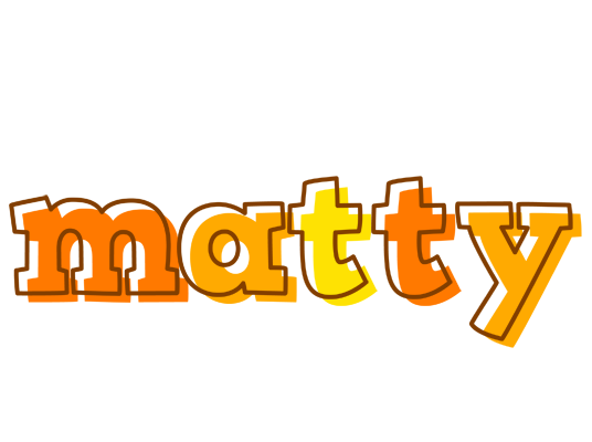 Matty desert logo
