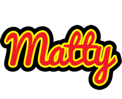 Matty fireman logo