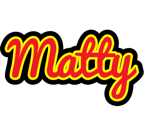 Matty fireman logo