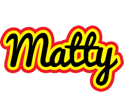 Matty flaming logo