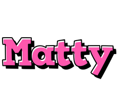 Matty girlish logo