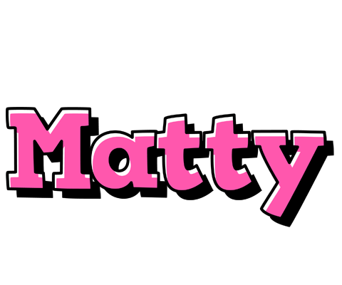 Matty girlish logo